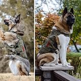 OneTigris Tactical Dog Harness Vest with Handle Olive XL view 6