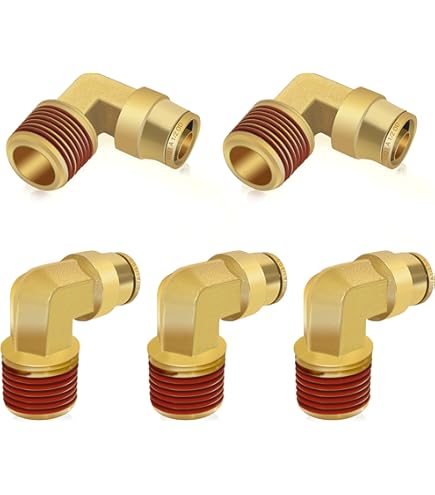 Tectran 5/32" D.O.T. Composite Push Lock Fitting, 10 Pack, QL1362-25