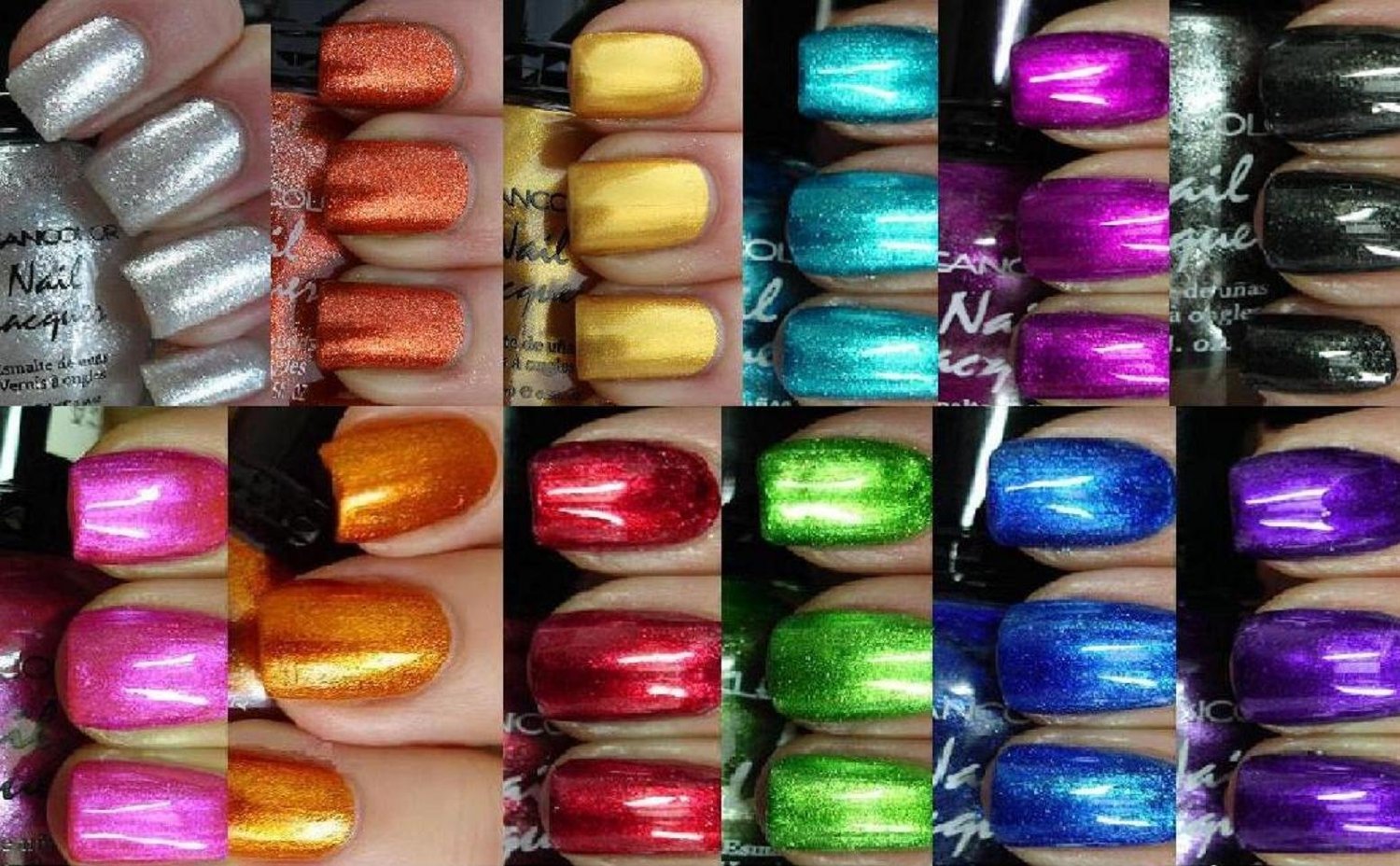 Kleancolor Nail Polish - Awesome Metallic Full Size Lacquer Lot of 12-pc Set Body Care / Beauty Care / Bodycare... : Beauty