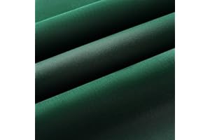 Wooqu Book Cloth, Fabric Surface and Paper Backed, Easy to Use, Strong, 17x29”, for Book Binding, Dark Green