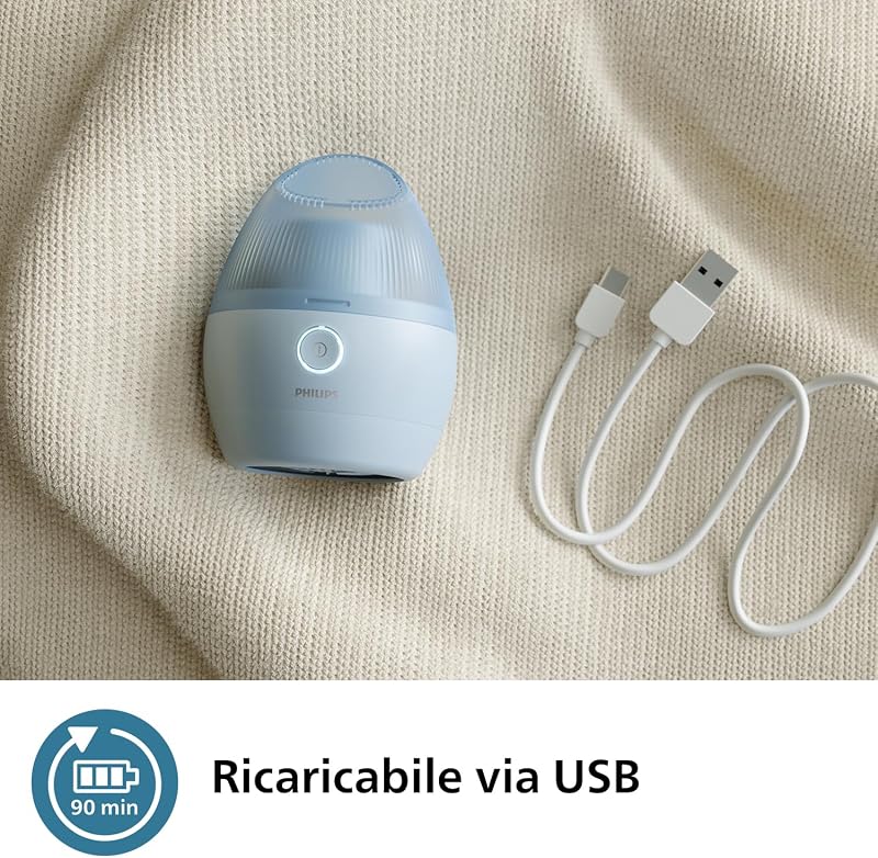 1000 Levapelucchi Ricaricabile USB, per Tutti gli Indumenti