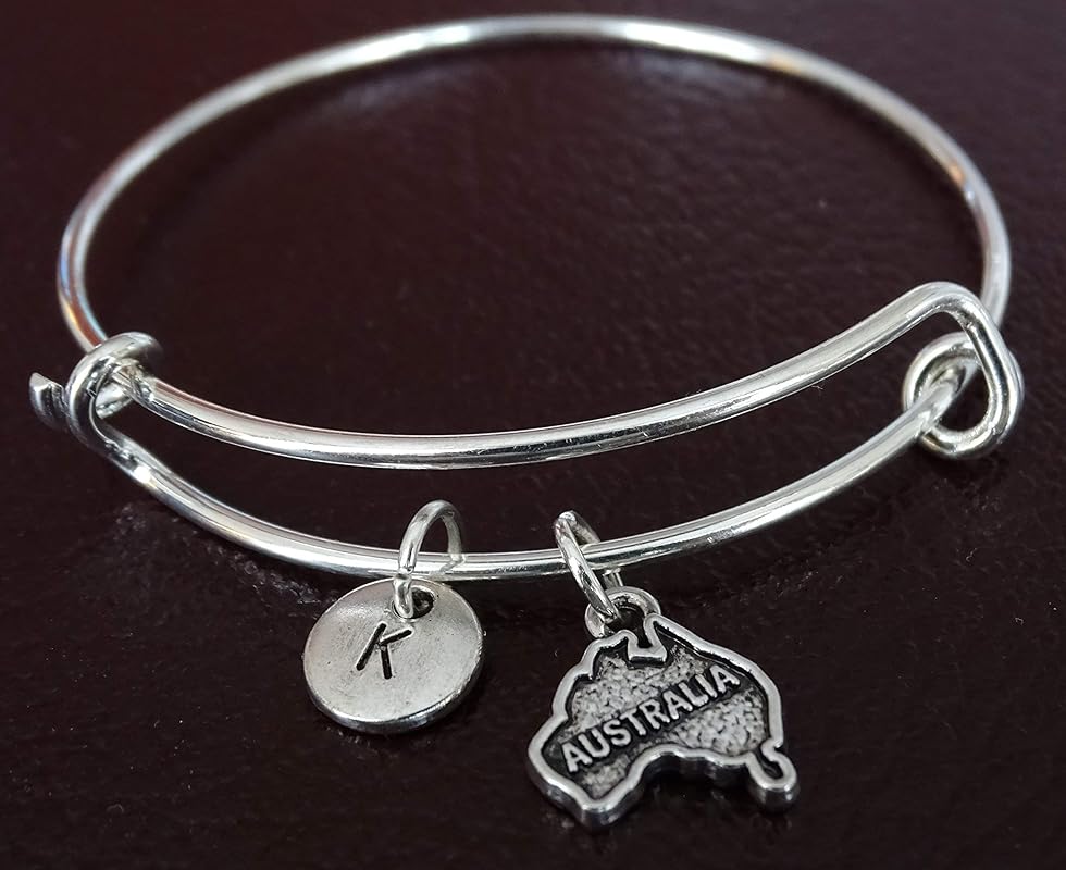 Australia Bracelet, Australia Charm, Australia Pendant, Australia Jewelry, Australia