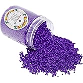 Mandala Crafts 11/0 Glass Seed Beads for Professional Beadwork, 13000 Pcs Purple Glass Beads