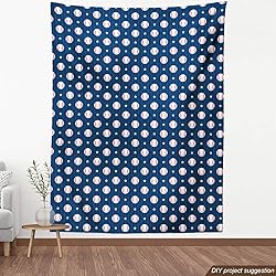 Ambesonne Sports Fabric by The Yard, Baseball