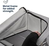 LIVIVO Set of 3 Storage Bags Boxes Organiser with Double Openings 56L Clear view 8