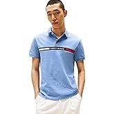 Tommy Hilfiger Mens Short Sleeve Casual Polo Shirts in Regular Fit with Chest Logo Designs