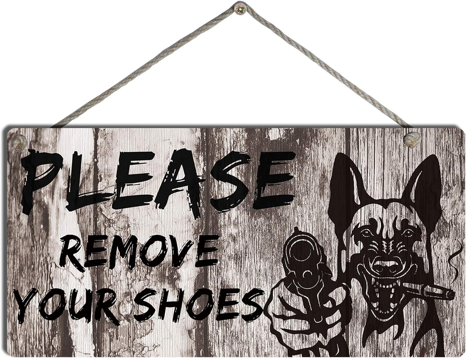 shoes off the wall