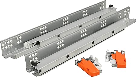 Silverline Sfus 15 Undermount Drawer Slide 75 Lb Soft Closing