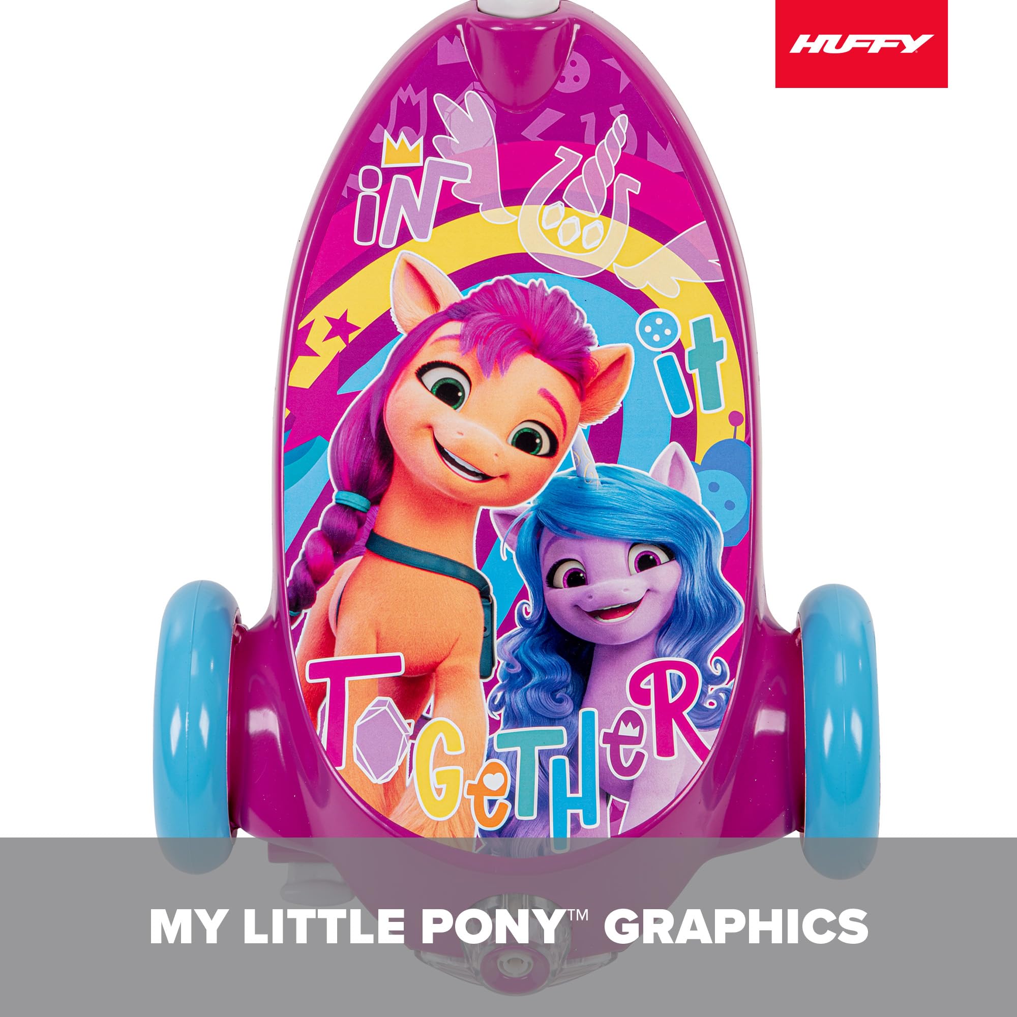 Huffy Battery Powered Ride On Bubble Scooter for Kids, Multiple Styles and Color Options Available, Charger Included, Bubbles Included, Ages 3 to 5 Years Old, 2.0 MPH