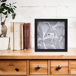 Lawrence Frames 785088 Shadow Box Frame, 8x8, Black