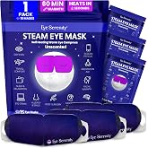 Eye Serenity Steam Eye Mask, Heated Eye Mask Fast Relief for Stye Unscented | Stocking Stuffers &amp; Birthday Gifts, Self Heating Steam Mask, Moist Heat Fast Relief, Relaxation, Sleep, Travel, Puffy Eyes