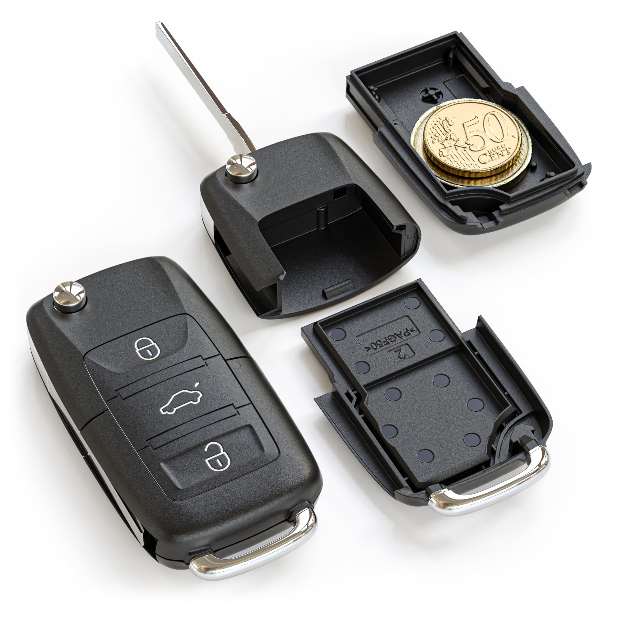 Car Key Safe with Hidden Compartment - Ideal for Travel, Festivals, Beaches, and Home - Perfect for Valuables and Small Money