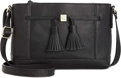 Amazon.com: Giani Bernini - Bandolera de piel para mujer, color negro :  Ropa, Zapatos y Joyería