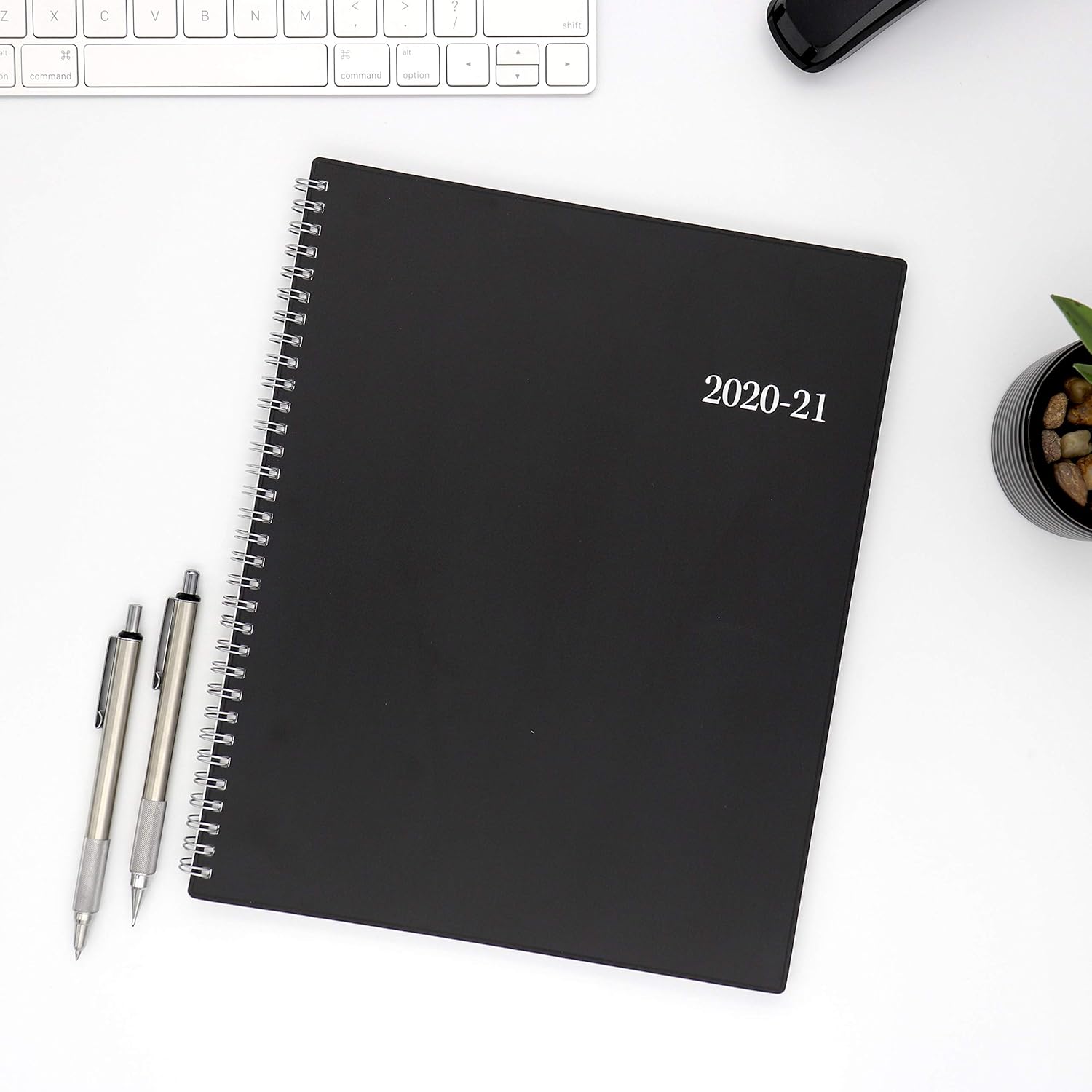 Blue Sky 2020-2021 Academic Year Weekly & Monthly Planner, Flexible Cover, Twin-Wire Binding, 8.5" x 11", Enterprise (118062) : Office Products