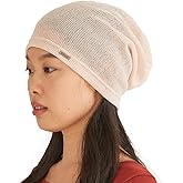 CHARM Mens Light Weight Summer Beanie - Womens Breathable Slouchy Baggy Knit Hat