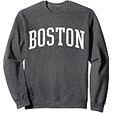 Varsity Distressed Boston Sweatshirt