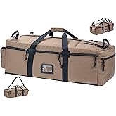 XMILPAX Large Military Duffle Bag Tactical Gear Load Out Bag Deployment Cargo Bag Travel Sports Equipment Duffel Luggage Bag with Backpack Straps 90L