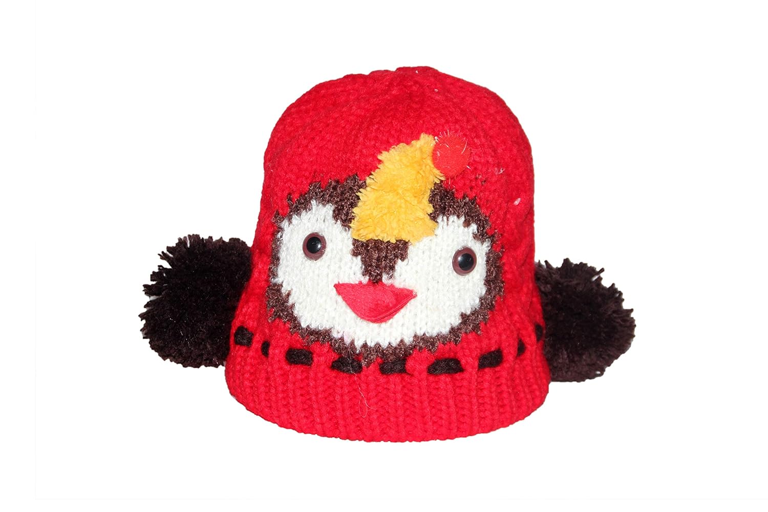 boys red hat and scarf