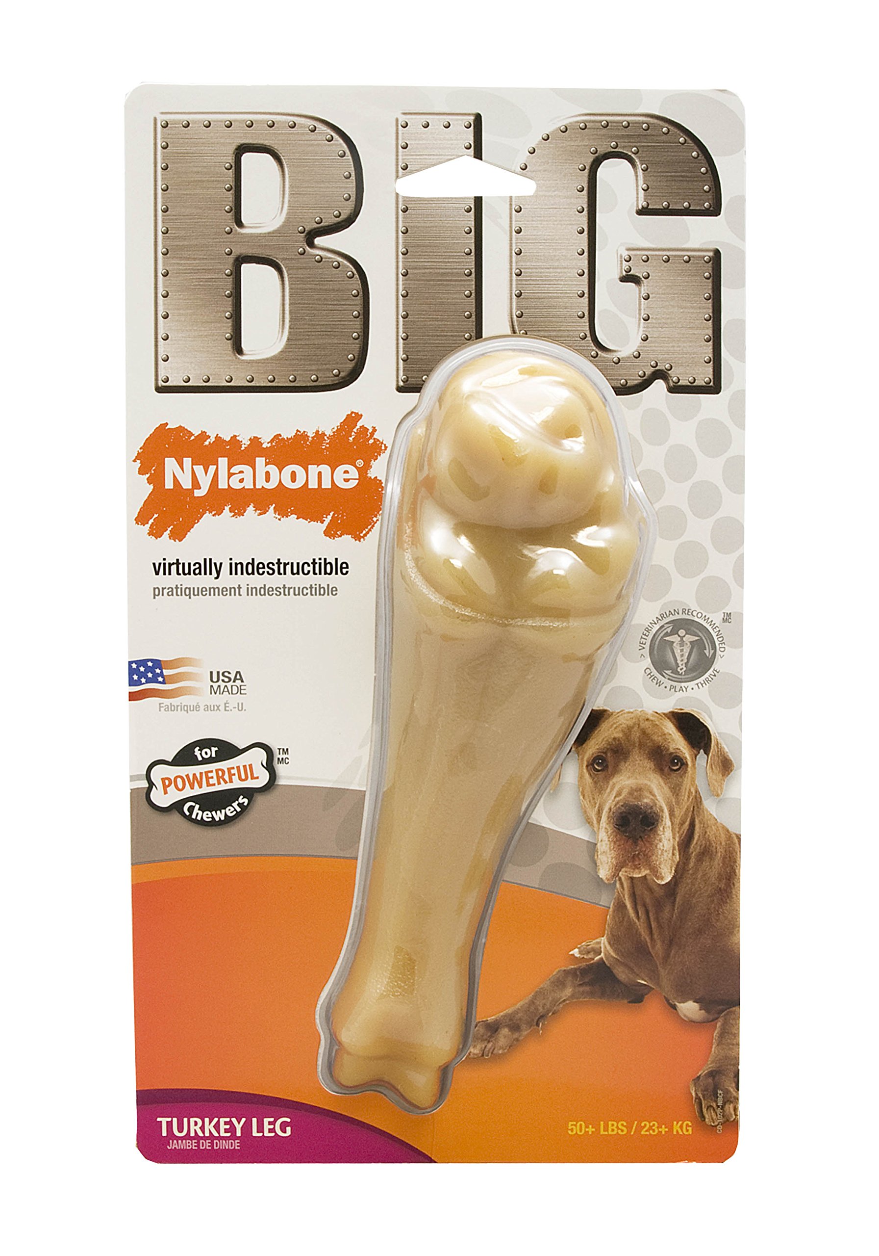 Nylabone Big Chew Durable Toy Bone for Large Breeds Turkey Free Shipping eBay