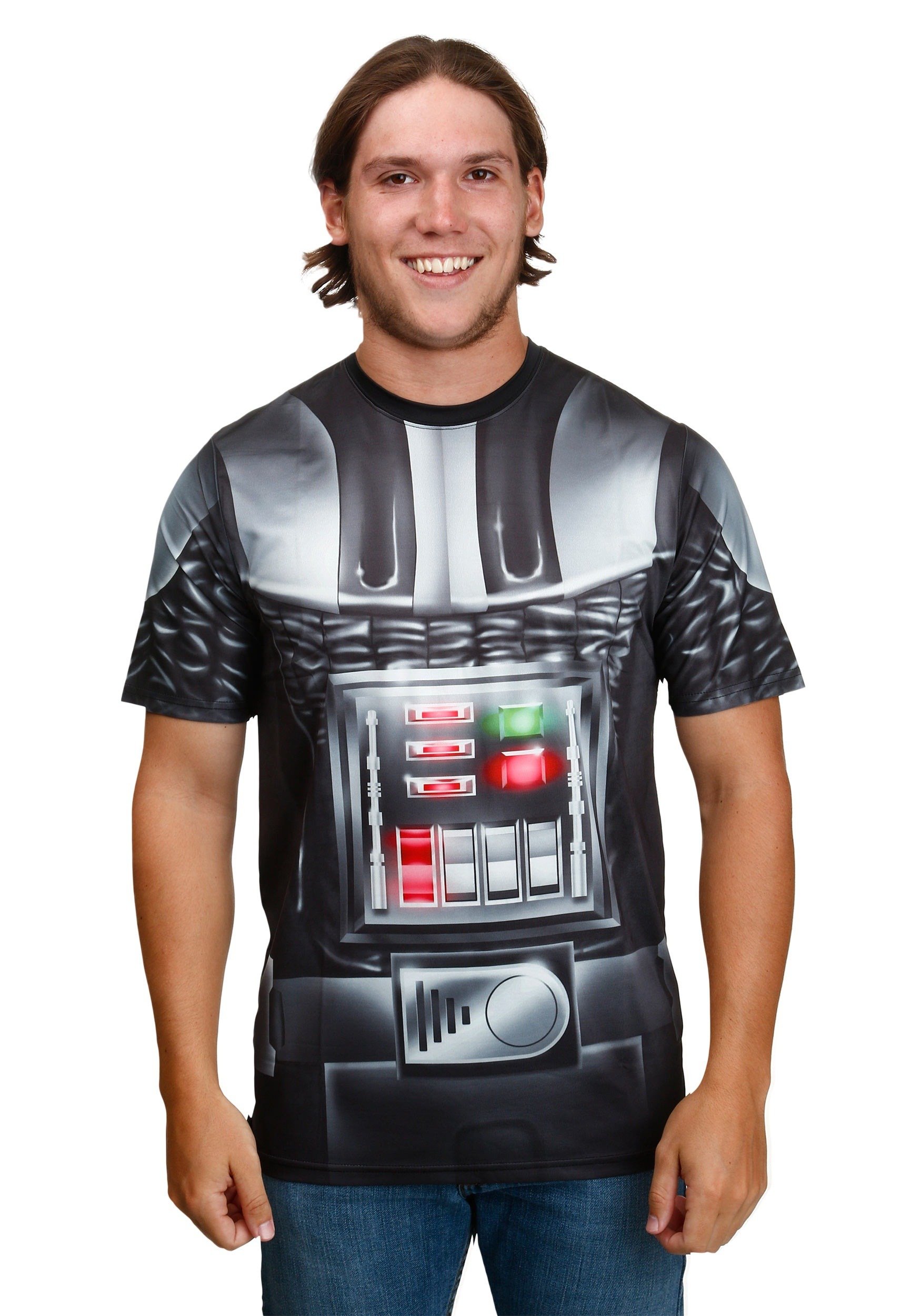 STAR WARS Camiseta Sithness Attire para hombre, blanca sublimada, pequeña