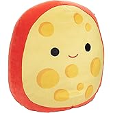 Squishmallows Original 10 Inch Mannon The Gouda Cheese - Official Jazwares Plush - Soft, Cuddly Collectible Charcuterie Food Stuffed Animal Toy - Gift for Boys, Girls, & Kids