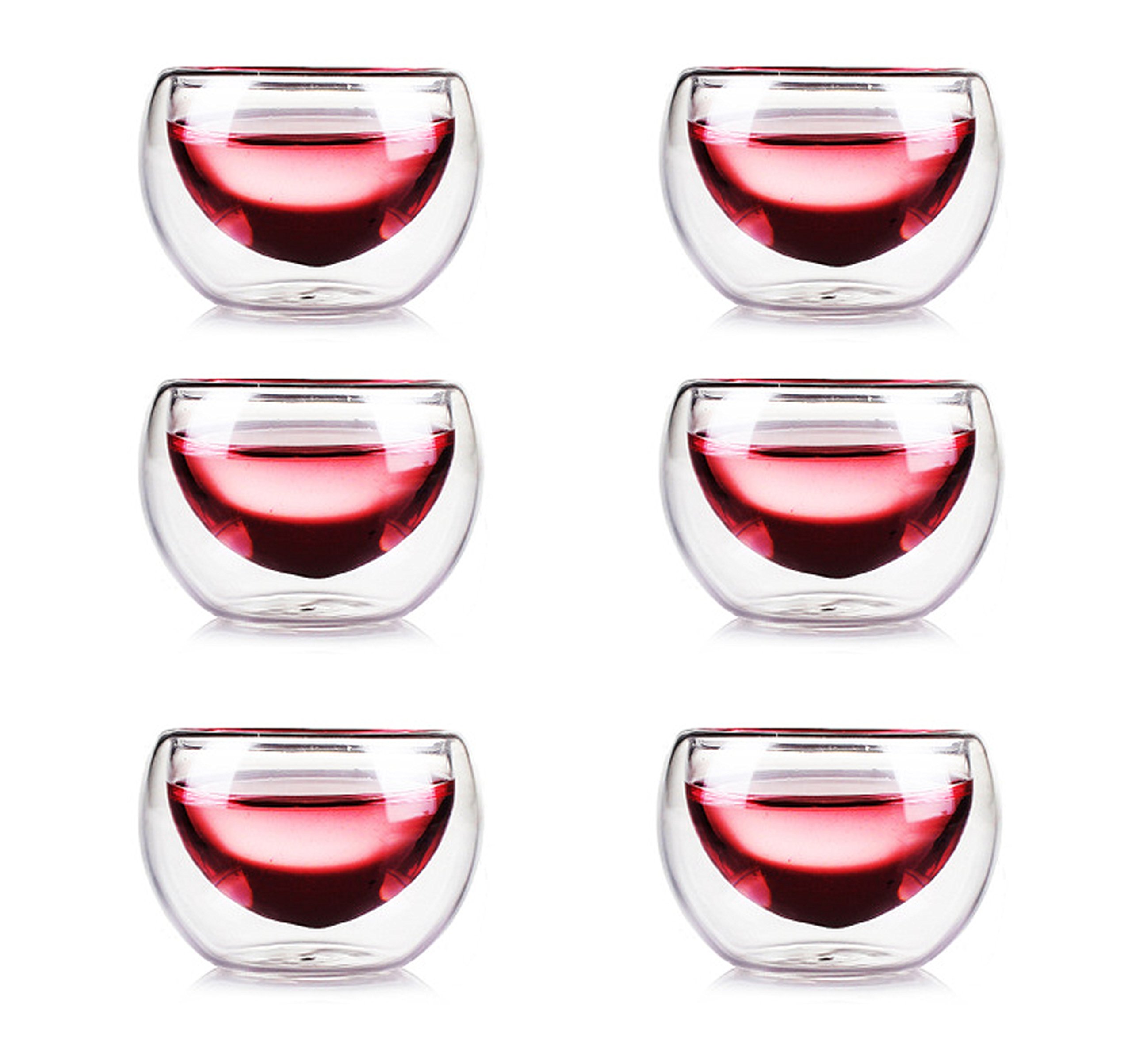 Jusalpha Glass Filtering Tea Maker Teapot with a Warmer and 6 Tea Cups