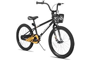 KEANO Cervine 14 16 20 Inch Kids Bike for Boys Girls Ages 3-10 Years, 14 16 Inch Toddler BMX Bikes with Training Wheels and Basket, 20 in Children Bicycles with Kickstand