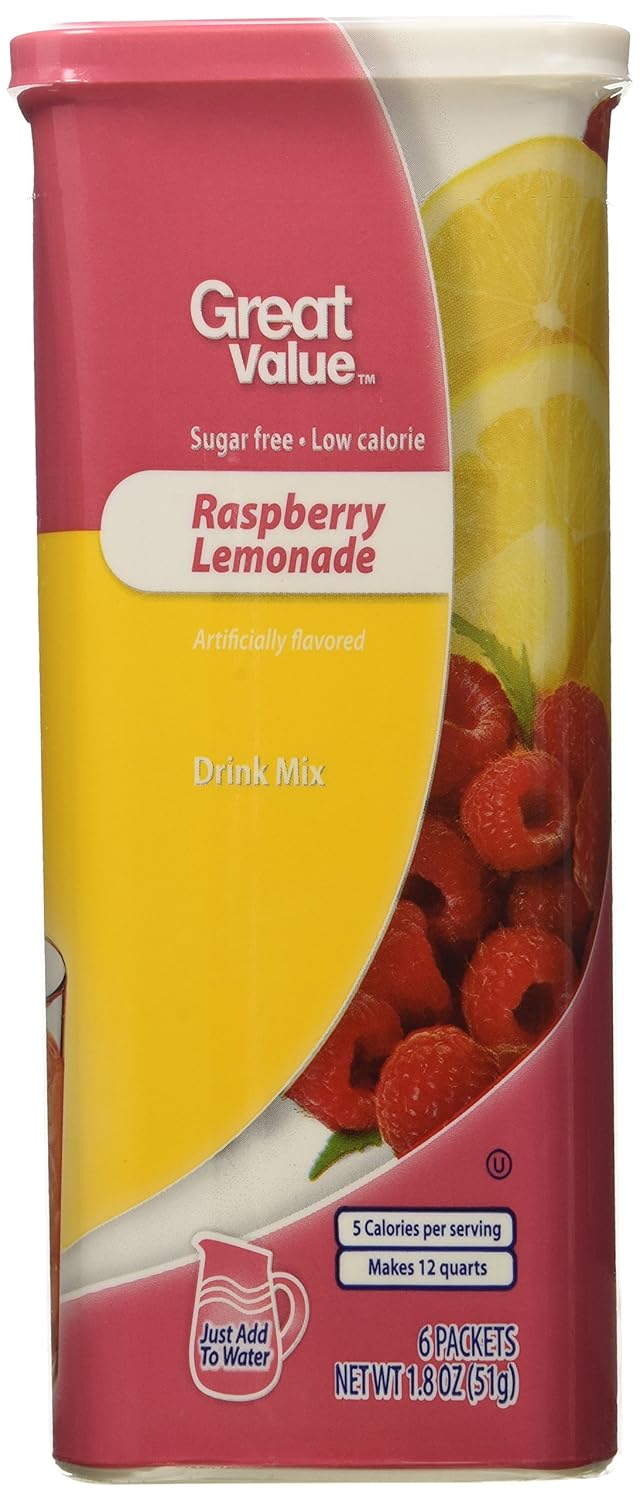 Great Value Raspberry Lemonade Drink Enhancer Raspberry