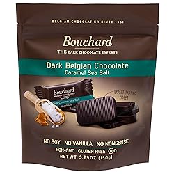 Bouchard Belgian Dark Chocolate with Caramel & Sea