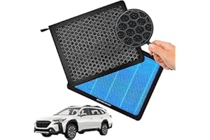 ZEZUT Cabin Air Filter CF12436 Fits 2019-2025 Subaru Ascent, 2018-2023 Crosstrek, 2017-2023 Impreza, 2020-2025 Legacy, 2020-2025 Outback, Durable and sturdy, Honeycomb Structured Activated Carbon(1 PACK)