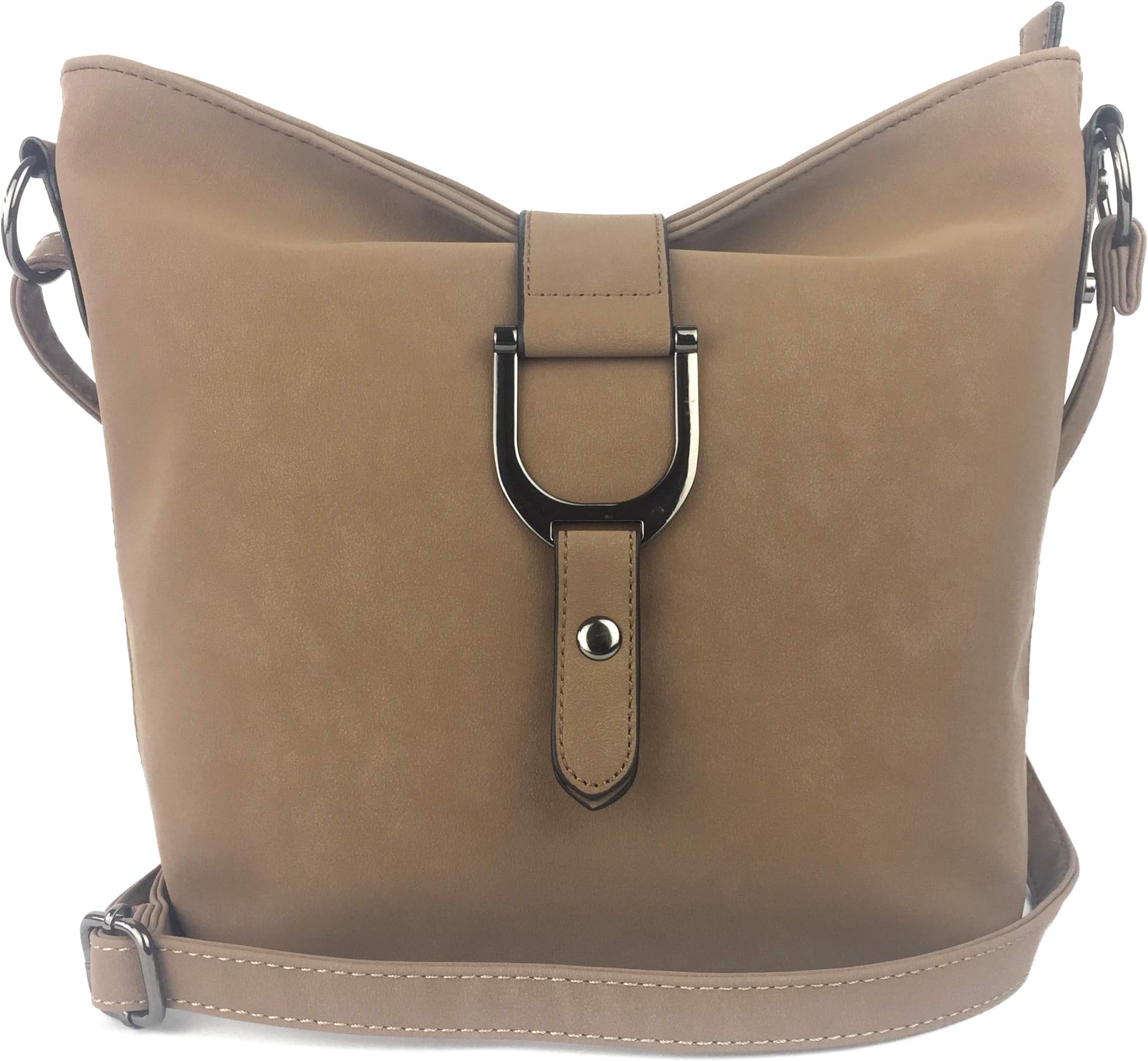 Designer Handbags for Ladies in New Colours BELLA Classic Italian Styled Zipped Top Shoulder Bag/Across Body Bag with Adjustable Shoulder Strap & Magnetic Fastener.