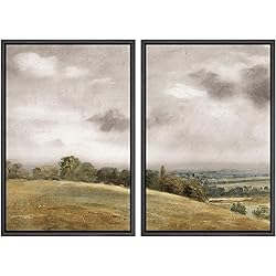 MUDECOR Framed Canvas Print Wall Art Gentle Hills