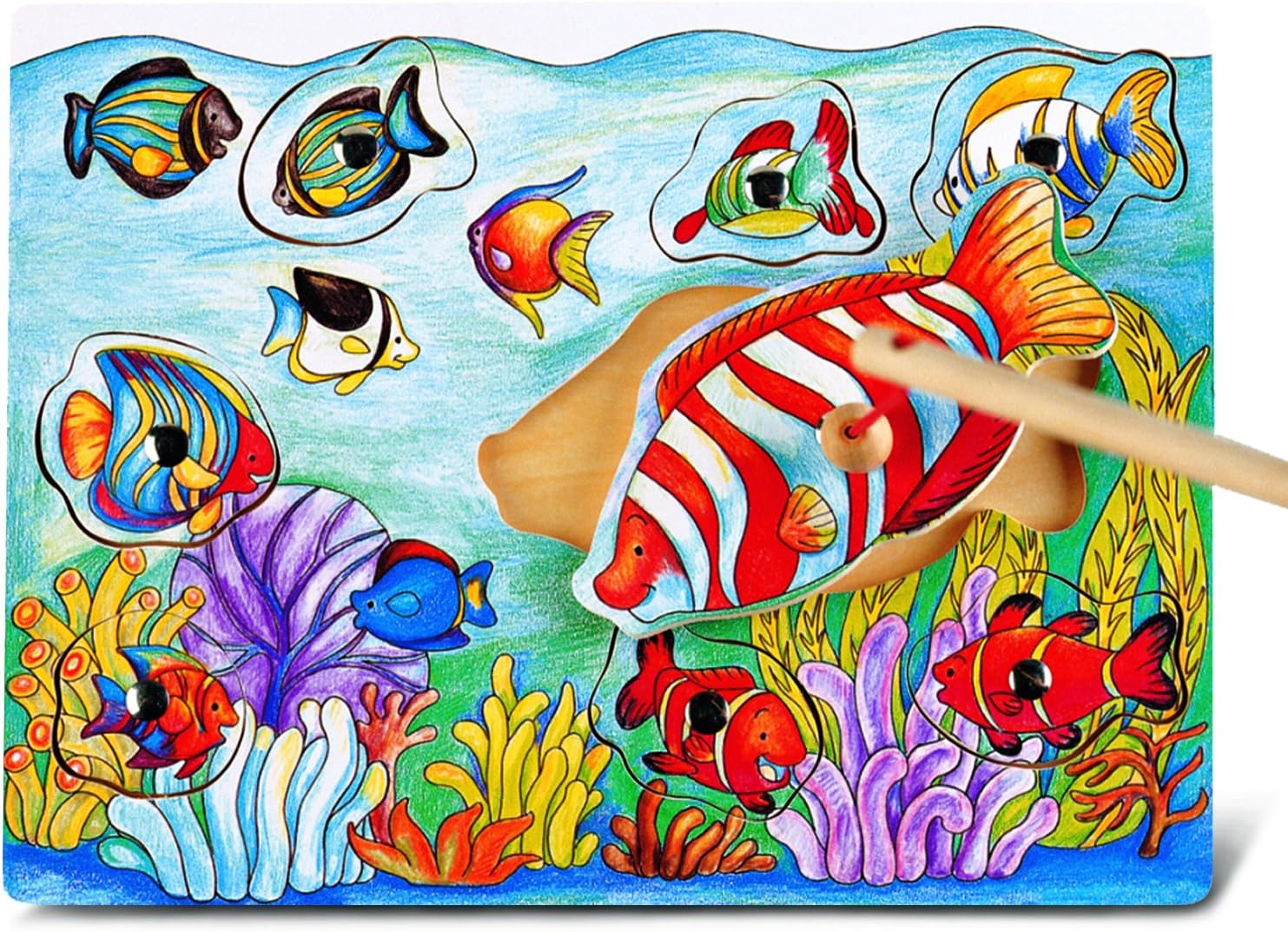 magnetic fishing puzzle