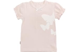 Kushies Baby Girls T-Shirt Short Sleeves, Light Pink, 3 Months