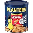 PLANTERS Salted Cocktail Peanuts, Plant-Based Protein, Bold & Savory Party Snacks, Peanut Snack, 16 Oz Jar (Pack of 6)