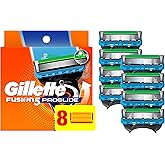 Gillette ProGlide Razor Refills for Men, 8 Razor Blade Refills