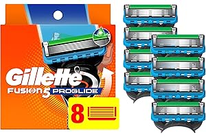 Gillette ProGlide Razor Refills for Men, 8 Razor Blade Refills