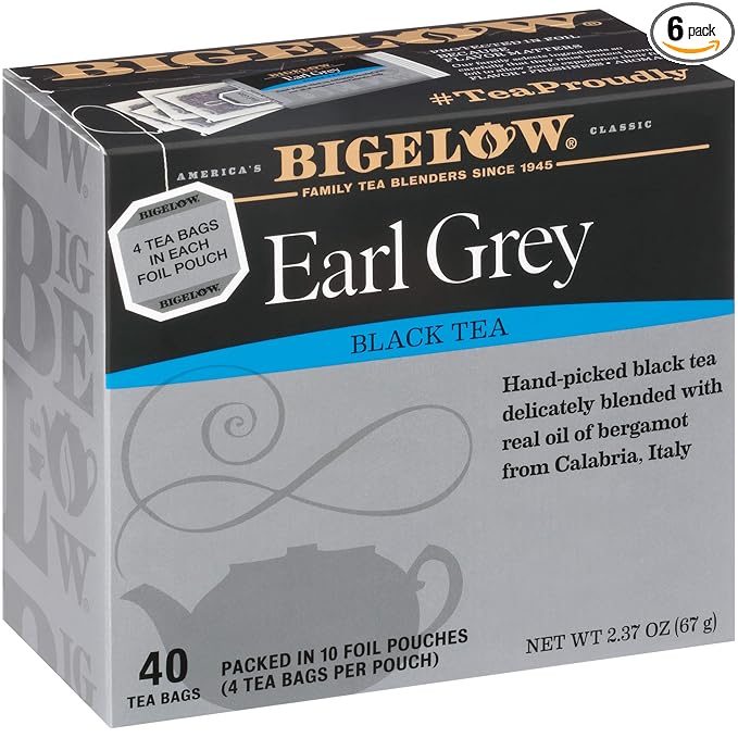 Bigelow Earl Grey Tea 40 Bags Pack Of 6 240 Tea Bags Total Caffeinated Individual Black Tea Bags For Hot Or Iced Tea Drink Plain Or Sweetened #types #of #hot #tea Bigelow Earl Grey Tea 40 Bags Pack Of 6 240 Tea Bags Total Caffeinated Individual Black Tea Bags For Hot Or Iced Tea Drink Plain Or Sweetened