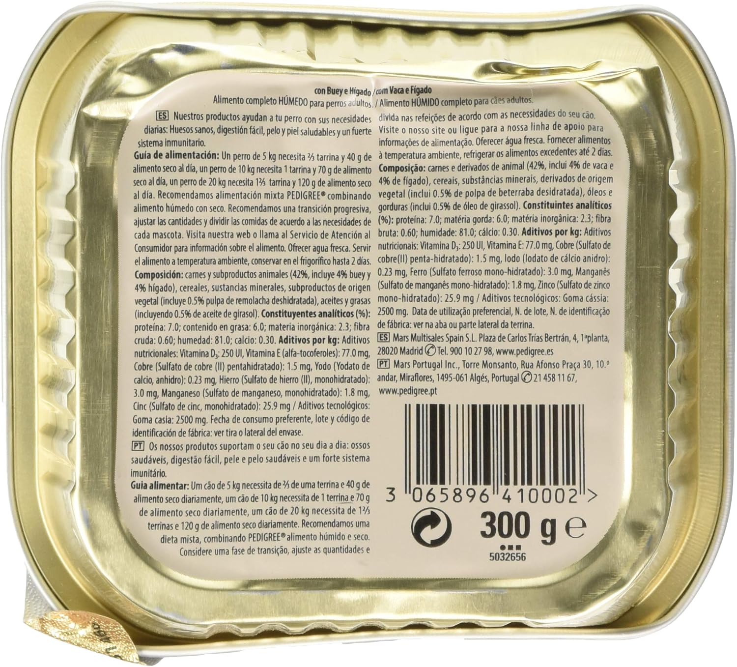 MARS ESPAÑA tarrinas for Dogs, ox and liver, 300 g (Pack of 20) - Image 3