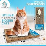 SOL Cat Scratching Board 37x12cm 2pk Reversible Cardboard Feline Toy view 4