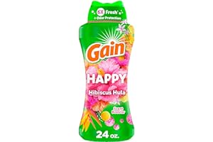 Gain In-Wash Laundry Scent Booster Beads, Happy, 24 oz
