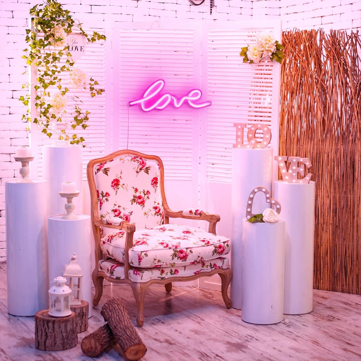 Bedroom Decorations Pink Wedding Decor Home Accessories Powered By Usb Wire Good Vibes Love Neon Signs 17 5 X 7 Table Decoration Led Neon Light Sign For Party Supplies Marriage Proposal Tools