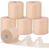 Noverlife 5 Rolls Foam Underwrap Tape, 7cm x 27m Elastic Pre Wrap Athletic Tape Breathable Sports Foam Underwrap Bandage Tape