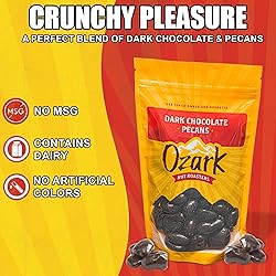 OZARK NUT ROASTERS, Dark Chocolate Pecans, Flavored