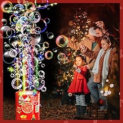 Fireworks Bubble Machine (20 Holes) with Dazzling