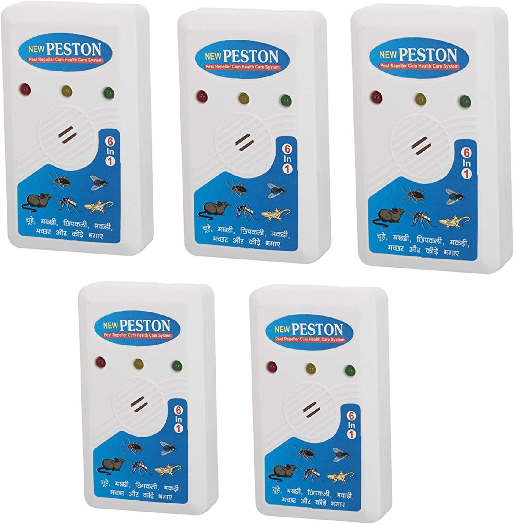 Kalaram Peston 6 in 1 Insect and Pest Killer Cum Electric Health Care System - Set of 5