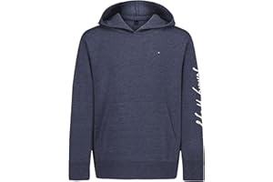 Tommy Hilfiger Boys' Long Sleeve Fleece Pull-Over Hoodie