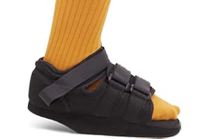 GHORTHOUD Post-op Shoes Heel Wedge Healing Shoe Lightweight Heel Relief Medical Orthopedic Foot Brace Off-loading Shoes for Ulcerations, Feet Wounds(Small)