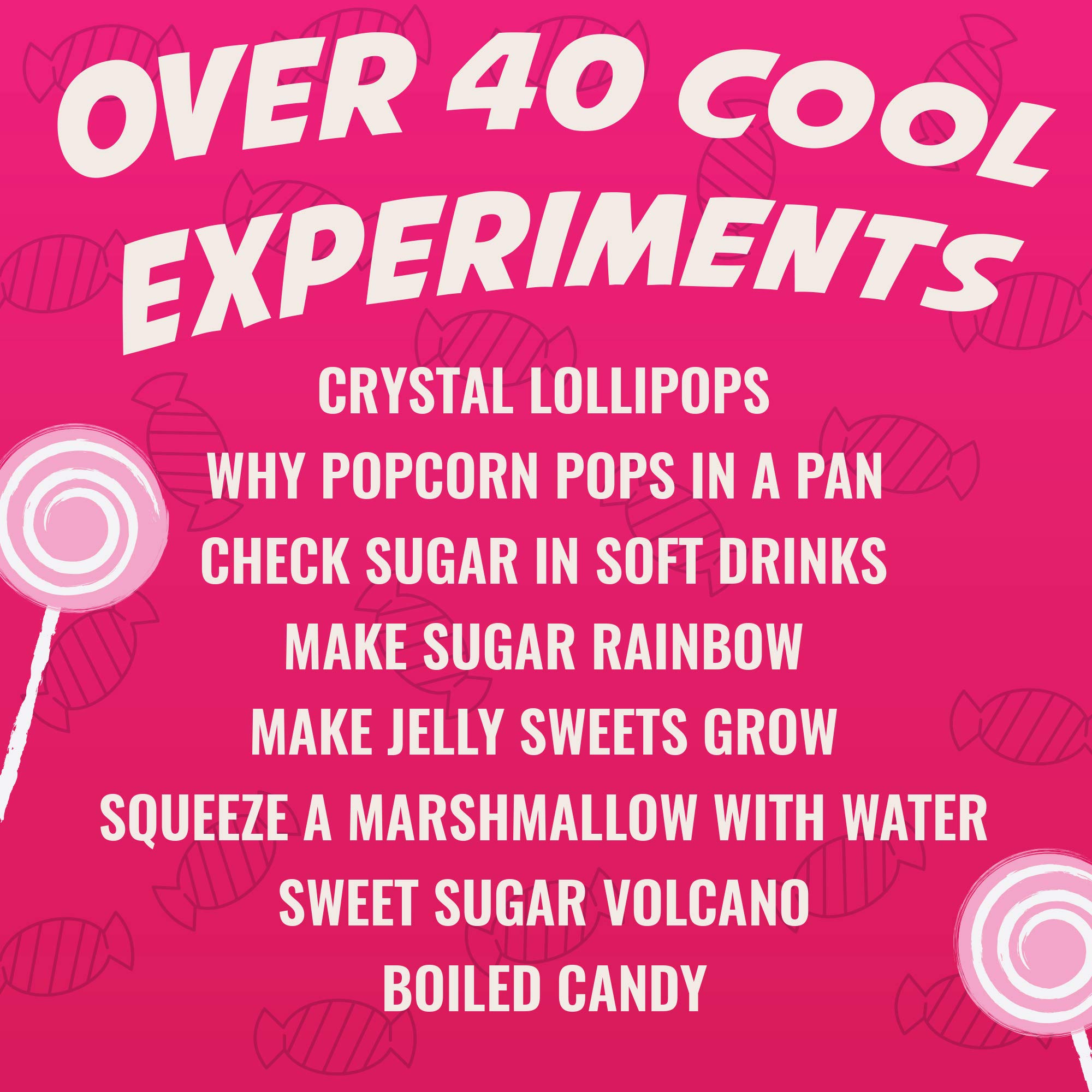 Playz Edible Candy! Food Science STEM Chemistry Kit 40+ DIY Make Your
