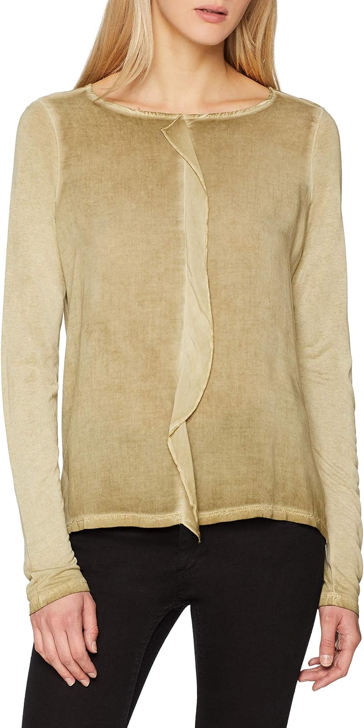 Marc O'Polo Damen Longsleeve Marine (52) L Amazon.de Bekleidung